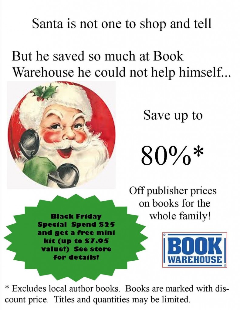 Black Friday Sale at Book Warehouse