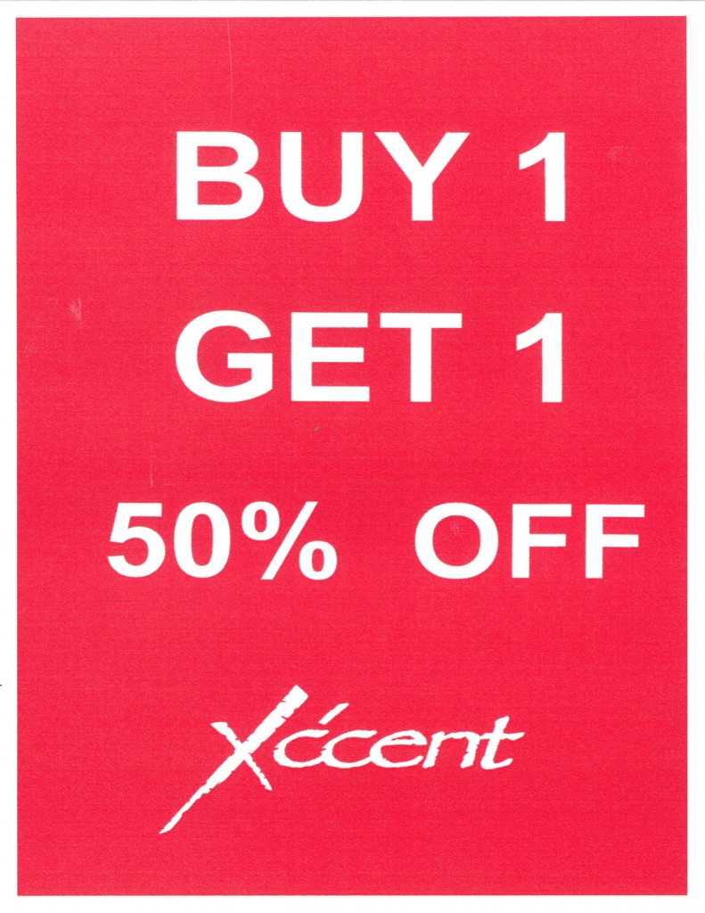 x'ccent sale
