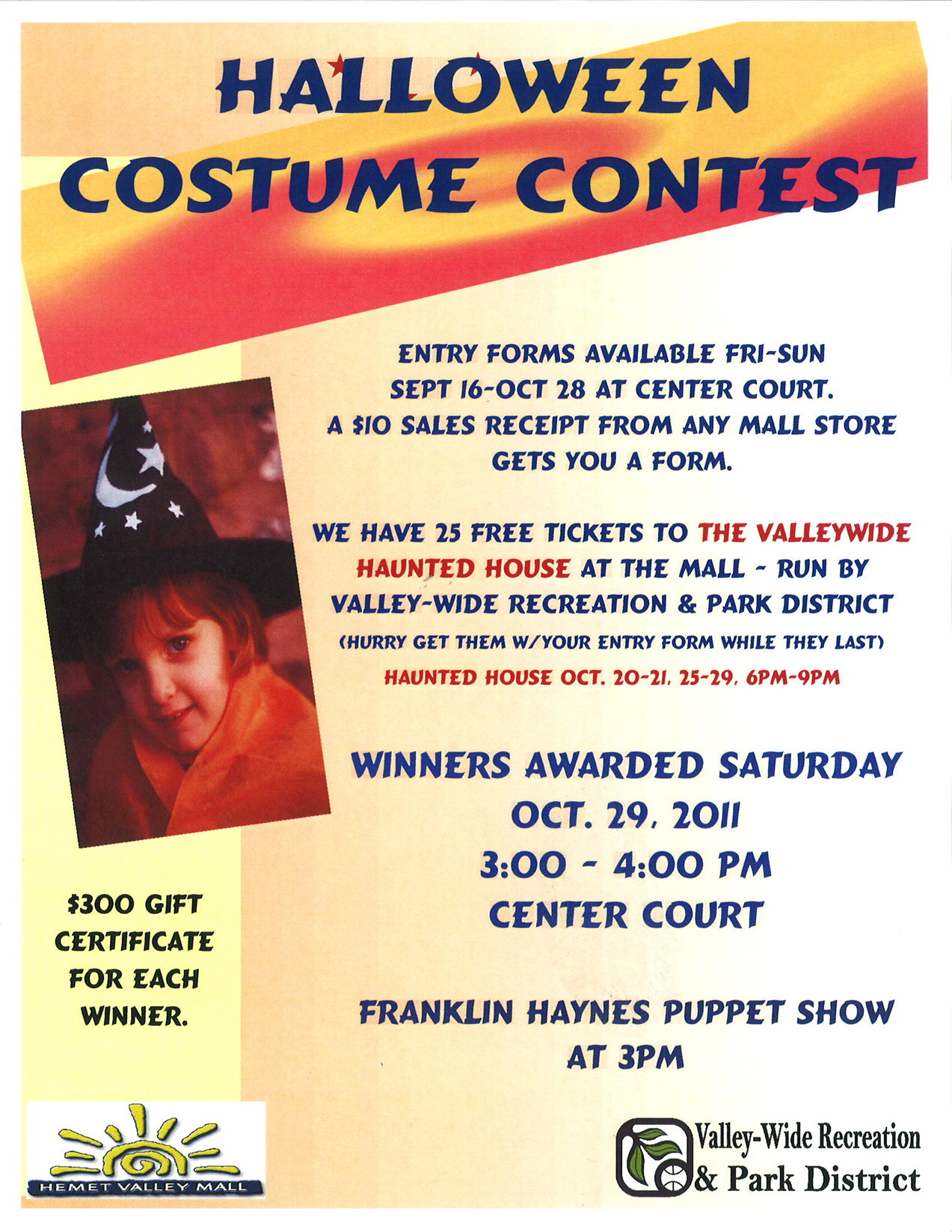 Hemet Valley Mall » Halloween Costume Contest