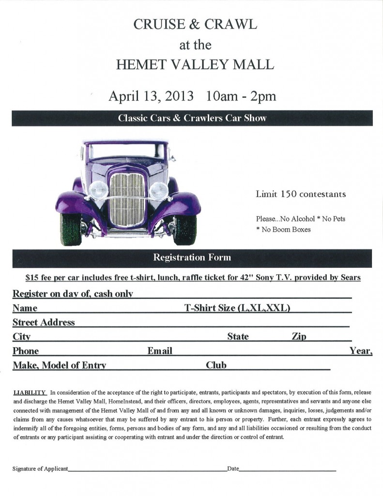 Car Show Registration