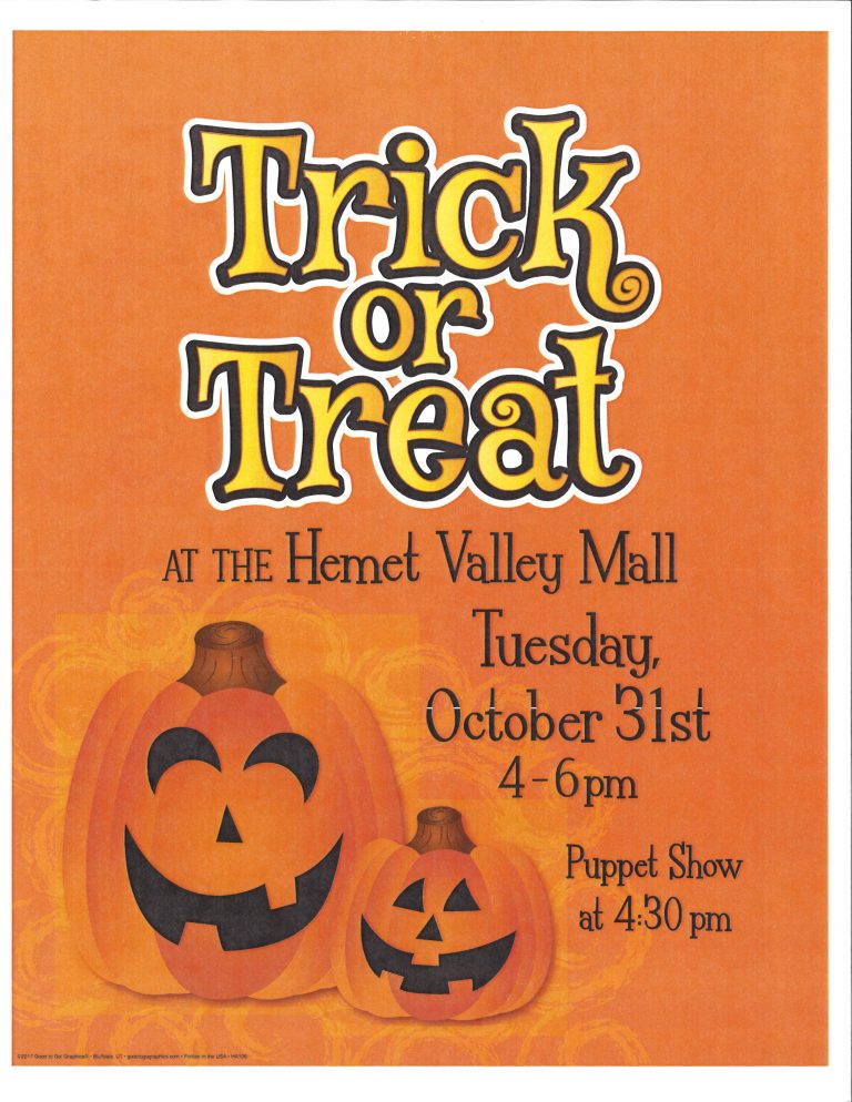 Hemet Valley Mall » Halloween at the Hemet Valley Mall