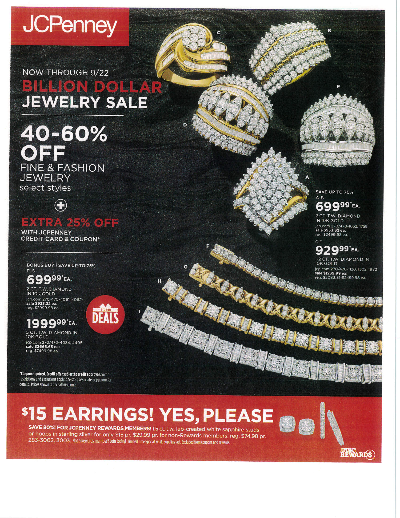 JCPenney Billion Dollar Jewelry Sale - Galleria at Crystal Run
